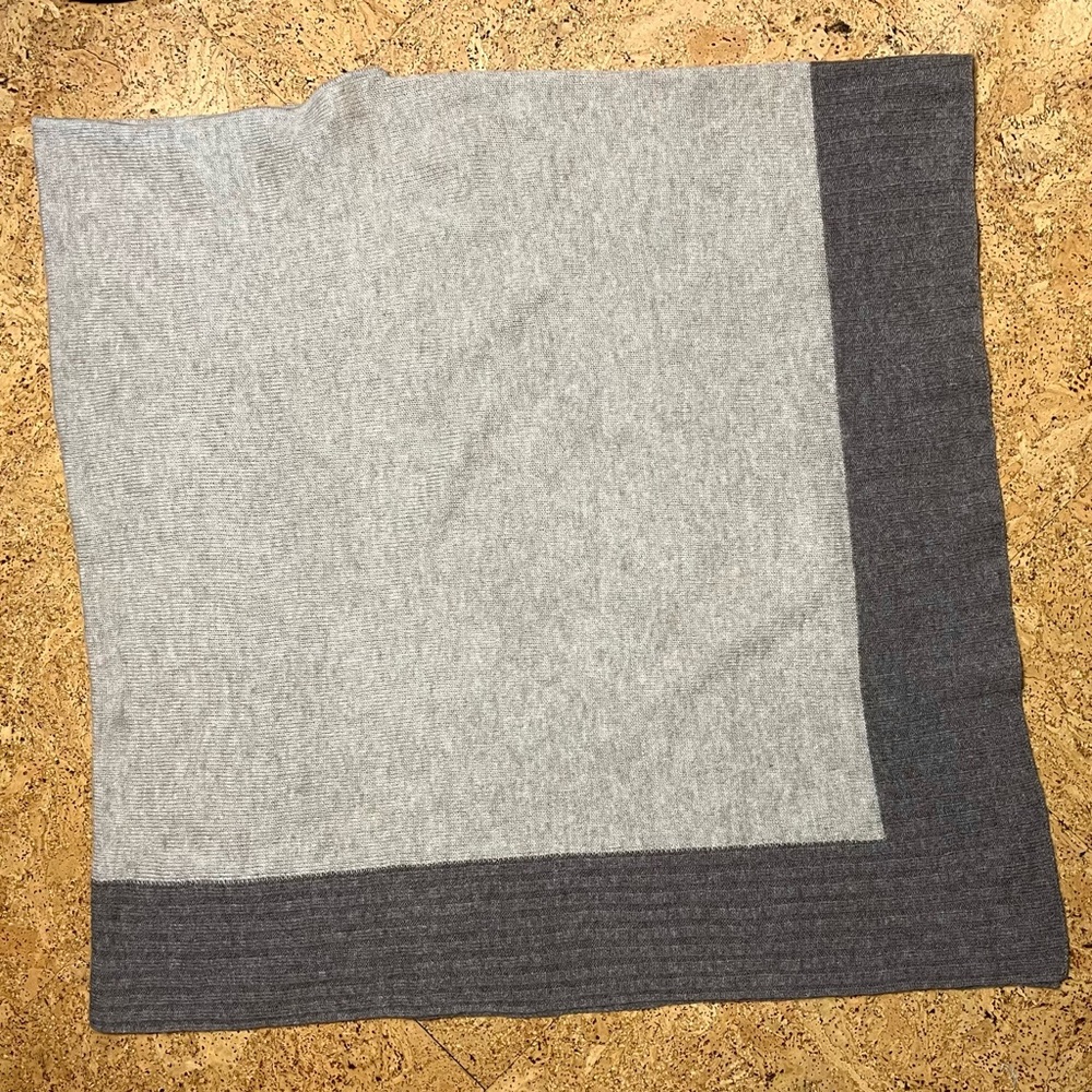 Celeste Cashmere & Wool Lightweight Sweater Poncho Wrap One Size - Picture 7 of 10